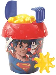Adriatic set de cubo de juguete de playa Superman Ø18cm para niños