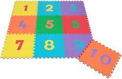 Spordas alfombra puzzle rayuela EVA-foam colorida 38 piezas