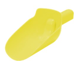 Hape juguete de playa pala amarilla - juguete de plástico resistente