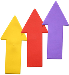 Arrow Floor Marker (Pack of 6) - Red -