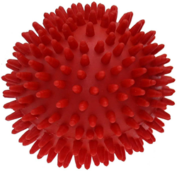 Soft Touch Spike Ball - Red - 100mm