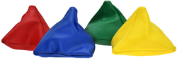 Pre-Sport pyramid bag rojo bolsa de juguete rellena de poliéster