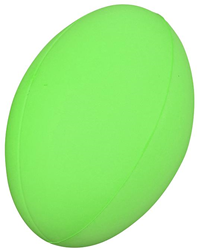 Pre-Sport balón de rugby espuma verde - balón de entrenamiento ligero talla 3