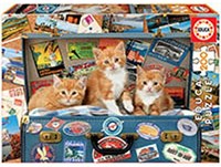 Educa puzzle gatos 200 piezas - rompecabezas colorido para niños