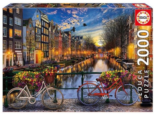 Educa puzzle Ámsterdam 2000 piezas - rompecabezas adultos