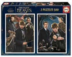 Educa puzzle 2 x 500 piezas Fantastic Beasts juguete mágico