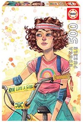 Educa puzzle 500 piezas Run Like a Girl rompecabezas de cartón