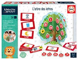 Educa juego educativo árbol de letras cartón niños 5-7 años