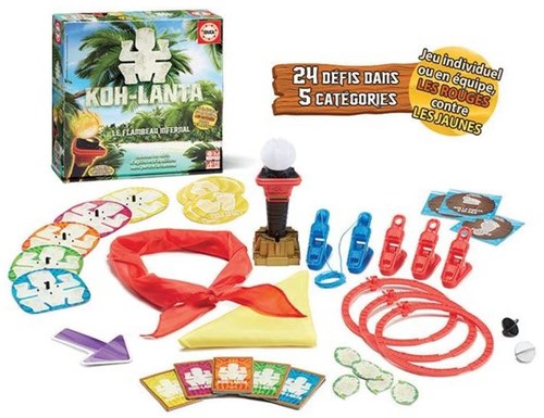 Educa juego de mesa Koh Lanta juego de fiesta para niños y adultos