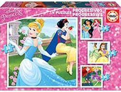 Educa puzzle princesas Disney cartón 12-16-20-25 piezas puzzle infantil