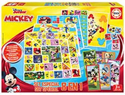 Educa juego educativo Mickey & Friends 8-en-1 cartón multicolor