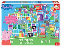 Educa Peppa Pig juego educativo 8-en-1 juego colorido para niños