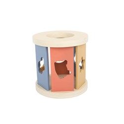 Atan cubo de clasificación de madera juguete educativo multicolor niños