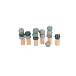 Atan árbol apilable de madera - juguete colorido para niños