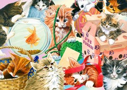Enjoy Puzzle rompecabezas gatos Curious Cats - 1000 piezas puzzle adultos