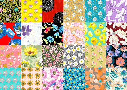 Enjoy Puzzle rompecabezas Floral Patterns - 1000 piezas colorido