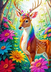 Enjoy Puzzle rompecabezas Magical Deer - 1000 piezas - diversión colorida