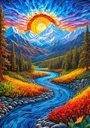 Enjoy Puzzle rompecabezas Sunrise Landscape - 1000 piezas paisaje