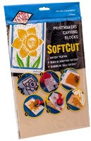 Essdee bloque Softcut 300x210x3 mm - 2 unidades para linograbado y sellos