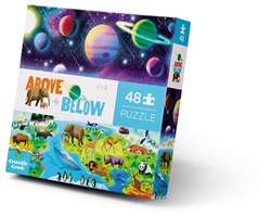 Crocodile Creek puzzle tierra espacio educativo cartón 48 piezas niños
