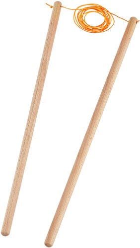 Henrys palos de madera para diábolo juguete para malabares y coordinación