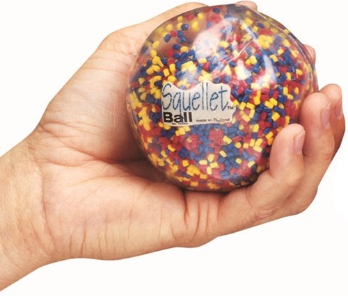 Spordas pelota juguete Squelet Ball transparente colorida