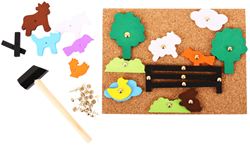 Bigjigs Granja Pin-a-Shape