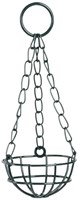 Esschert Design comedero para bolas de grasa verde con gancho 25,5cm