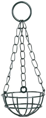 Esschert Design comedero para bolas de grasa verde con gancho 25,5cm