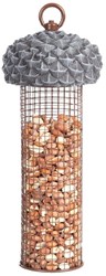 Esschert Design comedero para pájaros silo de bellota para nueces marrón jardín