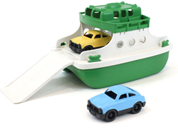 Green Toys Ferry Con Coches Verde/Blanco