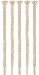 Esschert Design mechas de algodón 5 unidades para antorchas de jardín 20 cm