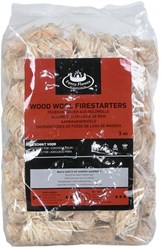 Esschert Design encendedores de madera 80 piezas FSC iniciador chimenea