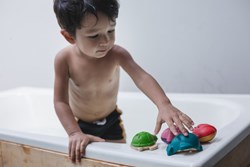 PlanToys Juguetes de madera Set de baño Sea Life