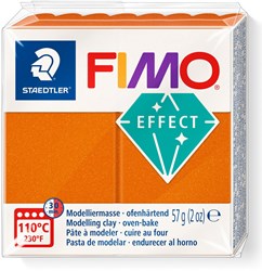 Fimo arcilla para modelar naranja metálico 57g horno juguete creativo