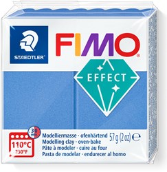 Fimo arcilla para modelar azul metálico 57g - pasta creativa para horno