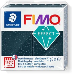 Fimo arcilla para modelar efecto granito negro 57g horneable creativo