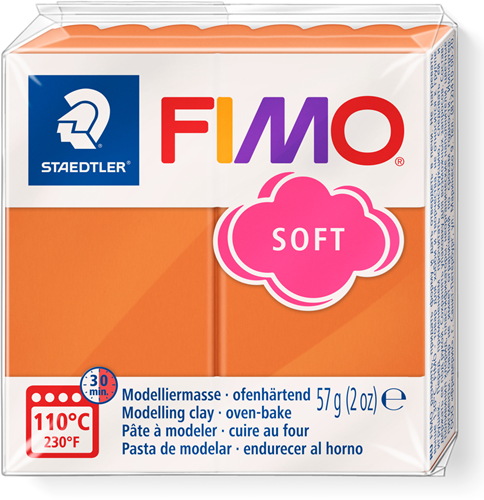 Fimo arcilla para modelar Soft 57g cognac - arcilla polimérica para manualidades