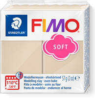 Fimo pasta para modelar Soft 57g Sahara - arcilla polimérica para horno