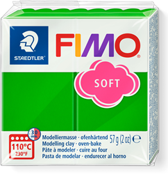 Fimo arcilla para modelar verde tropical 57g - pasta blanda para horno para manualidades creativas