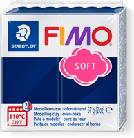 Fimo pasta para modelar Soft 57g Azul Windsor horneable creativo