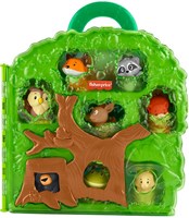 Mattel Little People maletín amigos del bosque set de juguete
