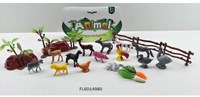 Boerderijdieren met accessoires 24 delig