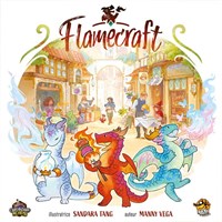 Flamecraft juego de mesa estratégico para 1-5 jugadores y familias