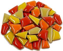 Colourful Mosaics juguete de mosaico Flip Mini Mix rojo 100 g creativo