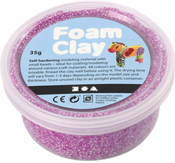 Foam Clay arcilla para modelar neón violeta 35g - juguete creativo