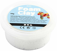 Foam Clay arcilla para modelar blanca 35g - juguete creativo para niños