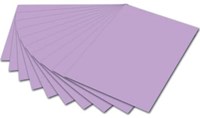 Folia papel de dibujo creativo 50x70 cm 130 gr 10 hojas lila multicolor