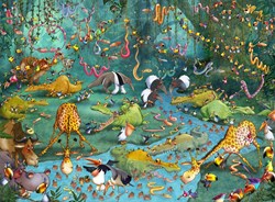 Grafika François Ruyer: Jungle -  Teile