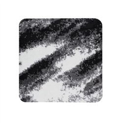 Dutch House alfombrilla bidé baño antideslizante 60x60cm negra lujo